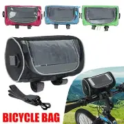 Bicycle Handlebar Basket Bag Bike Reflective Waterproof Front Pannier Tube AU