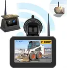 5" wireless 2ch car monitor solar magnetic reversing camera RV caravan trailer