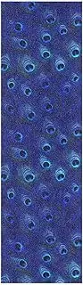 Amooorous Blue Peacock Feather Skateboard Grip Tape Bubble Free Grip Tape for Scooters Deck Anti-Tearing mini Cruiser Skateboard Grip 33×9 Inch