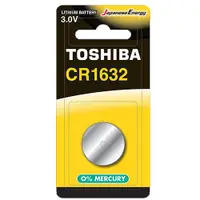 在飛比找ETMall東森購物網優惠-【東芝Toshiba】CR1632鈕扣型 鋰電池4粒裝(3V