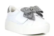 Kurt Geiger London Girls' Laney Bow Sneakers (Infant) Size 6M