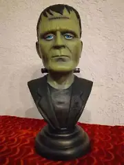 FRANKENSTEIN MONSTER SCULPTURE BUST STATUE FIGURE - HORROR HALLOWEEN DECORATION