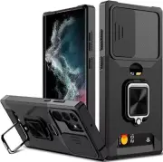Military Grade Ring Stand Heavy Duty Case for Samsung Galaxy S22 S21 Plus Note20