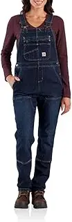 [Carhartt] Women's Denim Double Front Bib Overalls