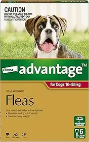 Advantage Fleas for Dogs 10 - 25kg - 6 Pack