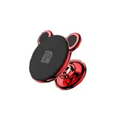 Strong Magnetic 360 Degree Rotation Car Mount Dashboard Holder Stand for iPhone Xiaomi RED COLOR