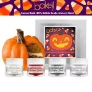 Halloween Luster Dust Collection B (4 PC SET) | Edible Paint & Baking Kit