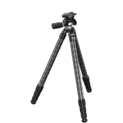 Leofoto SA-324CLX+MH-40X Arca Clamp Outdoors Tripod with Dynamic Ball Head Set