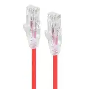 Alogic 5m Alpha Series Ultra Slim CAT6 Network Cable - Red