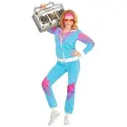 Adult Costume 80S Tracksuit Jackets And Trousers Comfortable To Wear Peasant ﹤