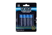 4 Pack LR6 AA Platinum Alkaline Batteries Long Lasting Power Home Office