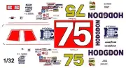 #75 Neil Bonnett HODGDON Monte Carlo 1/32nd Scale Slot Car Waterslide Decals