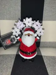 Bath And Body Works 2022 Christmas Light Up Santa Snowflake Wallflower Plug-In
