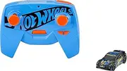 Hot Wheels RC 1:64 Scale Rechargeable Radio-Controlled Racing Cars for On- Or Off-Track Play, Includes Car, Controller & Adapter for Kids 5 Years Old & Up