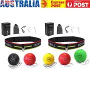Head-Mounted Boxing Head Ball Set Sanda Training Ball Lightweight for Adult Kids