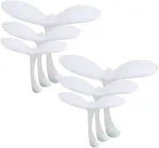 Vaguelly 6pcs Miniature Cute Grass Resin Model Components for DIY Jewelry Art Projects Versatile Micro Landscape Fillers Natural Look for Creative Crafting and Educational Development
