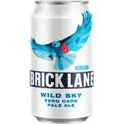 Brick Lane Wild Sky Zero Carb Pale Ale Can 355mL