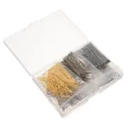600Pcs Flat Head Pin Metal End Head Pin Jewelry Beading Dangle Earring Making