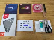 Penhold Pre-Assembled Table Tennis Racket DHS Pg3z + H3 + Sharping 2 Med Pimples