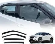OAD4X4 Weathershields Compatible with Nissan Juke F16 Series 2020-Onwards, Weather Shields Window Visors Wind Deflectors Sun Rain Guard 4PCS Set