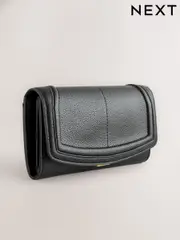 Black Large Flap Purse (AB7764) | $34