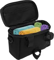 ZFLYCANP Bike Handlebar Bag, Oxford Cloth Bicycle Storage Bag, Large Capacity Bicycle Front Bag for Phone Gloves Wallet