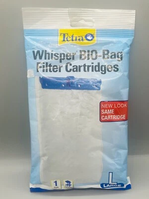 Tetra 26161 Whisper BIO-Bag Filter Cartridge, Large, 1-Pack, Ready to Use