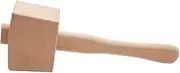 Vgvgaj Mallet Hammer - Multifunctional Woodworking Tool | Portable Beech Wooden Carving Mallet, Wooden Hammers for Men, Women