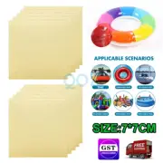 10/20pcs Inflatable Swimming Pool Repair Tool Kits PVC Puncture Patch Glue AU