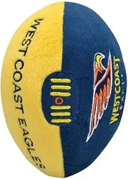West Coast Eagles AFL Footy 18cm Soft Plush Ball