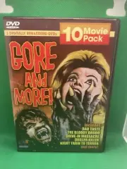 GORE AND MORE!: 10 MOVIE PACK (3 DVD SET) BRAND NEW SUPER RARE HORROR/SLASHER