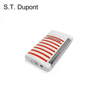 【S.T.Dupont 都彭】MINIJET系列白底紅色條紋打火機(10108)