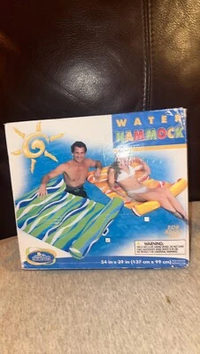 Vintage NOS Intex The Wet Set Adult Water Hammock Inflatable New Open Box
