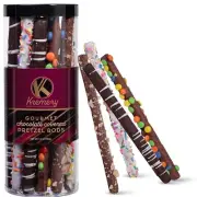 Kremery - Dark Milk Chocolate Covered Pretzel Gift Basket Assorted Sweet...