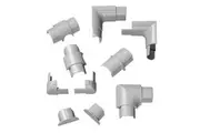 D-Line 10 Piece 30x15mm White Cable Cover Accessory Joiner Kit | RETAP3015W