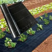 Weed Barrier Fabric, Durable & Heavy-Duty Weed Block Gardening Mat Water Permeable and Moisturizing Weed Barrier for Gardening Grounds (Size : 0.4x200m)