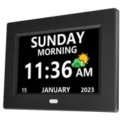 7 Inch Digital Clock with Day and Date for Elderly Alzheimer's Dementia Clock...