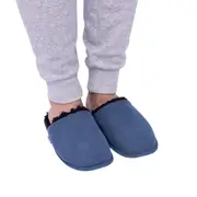 SnuggUps Slippers Men's Slide Medium Denim, Splosh SNMSD01
