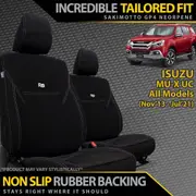 Isuzu MU-X UC Neoprene 2x Front Seat Covers (Available)