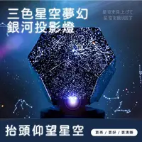 在飛比找momo購物網優惠-【浩瀚無垠】三色星空夢幻銀河投影燈(led燈 usb充電 浪