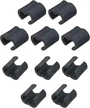Cycle Line Buckle Kit - Cable Routing Clamp for 10PCS Shifter Housing and Brake Tube, Dual Slot Design | Bicycle Frame Clip Organizer for Road Cycling Wire Control and Maintenance Setup
