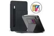 StylePro, combo, iPad 7th, 8th, 9th, 10.2 smart folio business case + screen protector, black