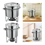 Soup Chafer Soups Hot Cereals Catering Food Warmer for Events Parties Dining