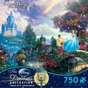 Disney Cinderella Wishes Upon A Dream Thomas Kinkade Puzzle Ceaco 750 Piece New