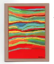 Set of Six Original Art Note Cards Stationery Greeting Cards