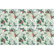 6x 4pc LVD Trivet Vintage Green Decorative Tableware/Serveware Kitchen Decor