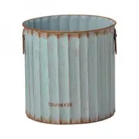 在飛比找蝦皮商城優惠-《齊洛瓦鄉村風雜貨》日本zakka雜貨 仿舊復古鐵製垃圾桶造