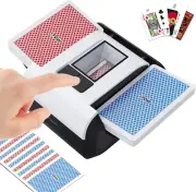 Automatic Card Shuffler - One-Press AUTO & Manual Mode, Electric Shuffling Machi