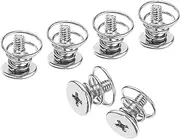 uxcell GPU Spring Screws, 10pcs M2x6mm 5.5mm Spring OD GPU Graphics Card Back Plate Heatsink Screws Computer Fan Fixed Screw, Silver