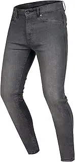 [OZONE MOTO] Striker Motorcycle Jeans for Men Flying Bats Knee Protectors Dupont Inserts 5 Pockets Slim Fit